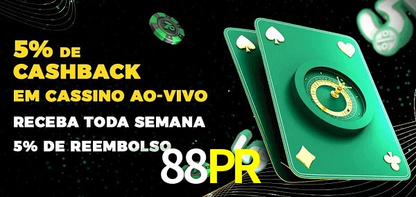 Promoções do cassino ao Vivo 88PR